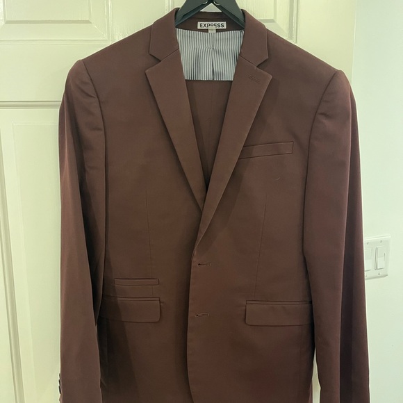 Express Other - Express Men's Maroon Suit